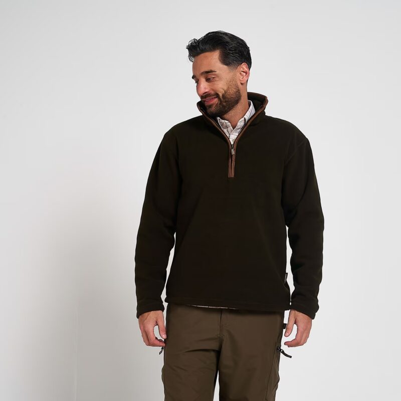 Jack Pyke Countryman Fleece Pullover Dark Olive Jack Pyke Countryman Fleece Pullover Dark Olive