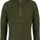 Jack Pyke Half Zip Sherpa Fleece Pullover Olive