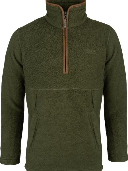 Jack Pyke Half Zip Sherpa Fleece Pullover Olive