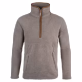 Jack Pyke Half Zip Sherpa Fleece Pullover in Shiitake