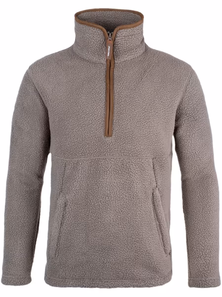 Jack Pyke Half Zip Sherpa Fleece Pullover Olive