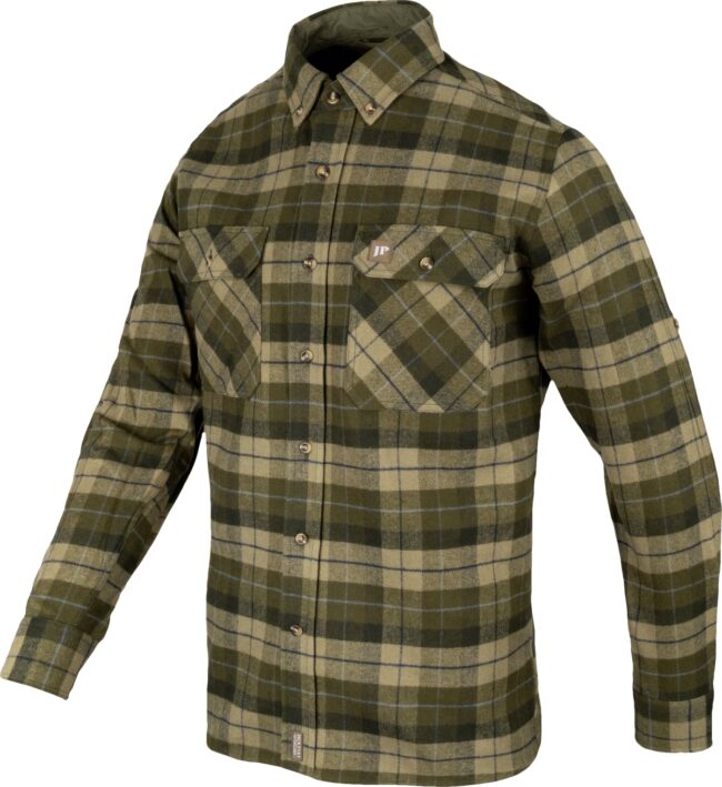 Jack Pyke Bleasdale Heavy Flannel Shirt Green Jack Pyke Bleasdale Heavy Flannel Shirt Green