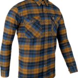 Jack Pyke Bleasdale Heavy Flannel Shirt Navy Russet