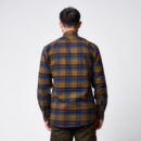 Jack Pyke Bleasdale Heavy Flannel Shirt Navy Russet