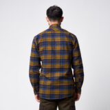 Jack Pyke Bleasdale Heavy Flannel Shirt Navy Russet