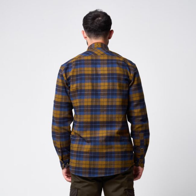 Jack Pyke Bleasdale Heavy Flannel Shirt Navy Russet Jack Pyke Bleasdale Heavy Flannel Shirt Navy Russet