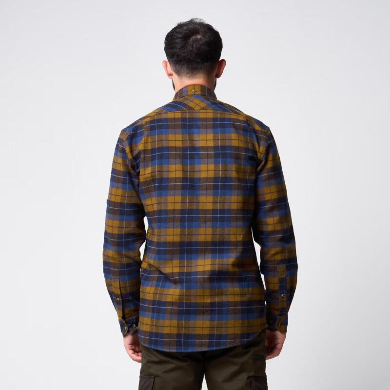Jack Pyke Bleasdale Heavy Flannel Shirt Navy Russet Jack Pyke Bleasdale Heavy Flannel Shirt Navy Russet