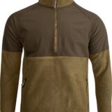 Jack Pyke Bleasdale Half Zip Fleece Top Dark Mustard