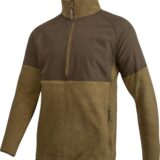 Jack Pyke Bleasdale Half Zip Fleece Top Dark Mustard