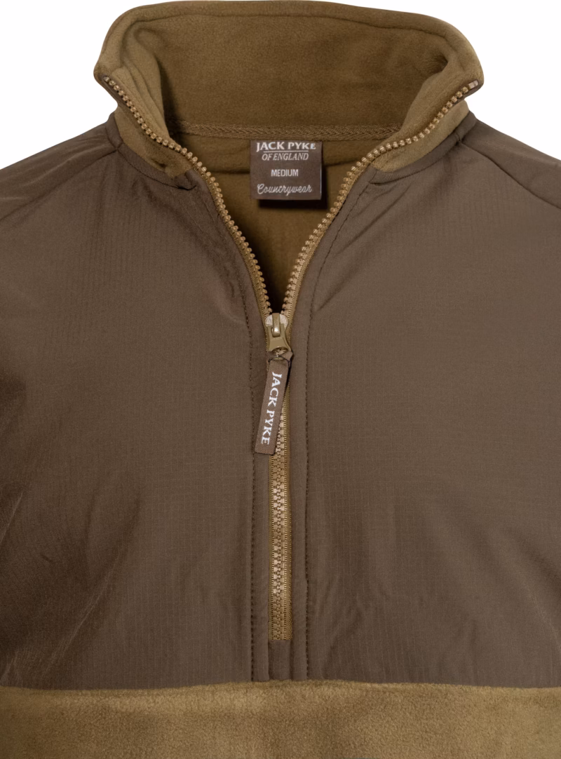 Jack Pyke Bleasdale Half Zip Fleece Top Dark Mustard Jack Pyke Bleasdale Half Zip Fleece Top Dark Mustard
