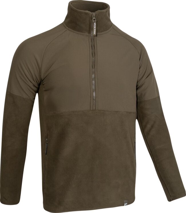 Jack Pyke Bleasdale Half Zip Fleece Top Dark Olive Jack Pyke Bleasdale Half Zip Fleece Top Dark Olive