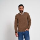 Jack Pyke Ashcombe 100% Lambswool V-Neck Barley