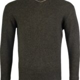 Jack Pyke Ashcombe 100% Lambswool V-Neck Dark Olive