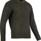 Jack Pyke Ashcombe 100% Lambswool V-Neck Dark Olive