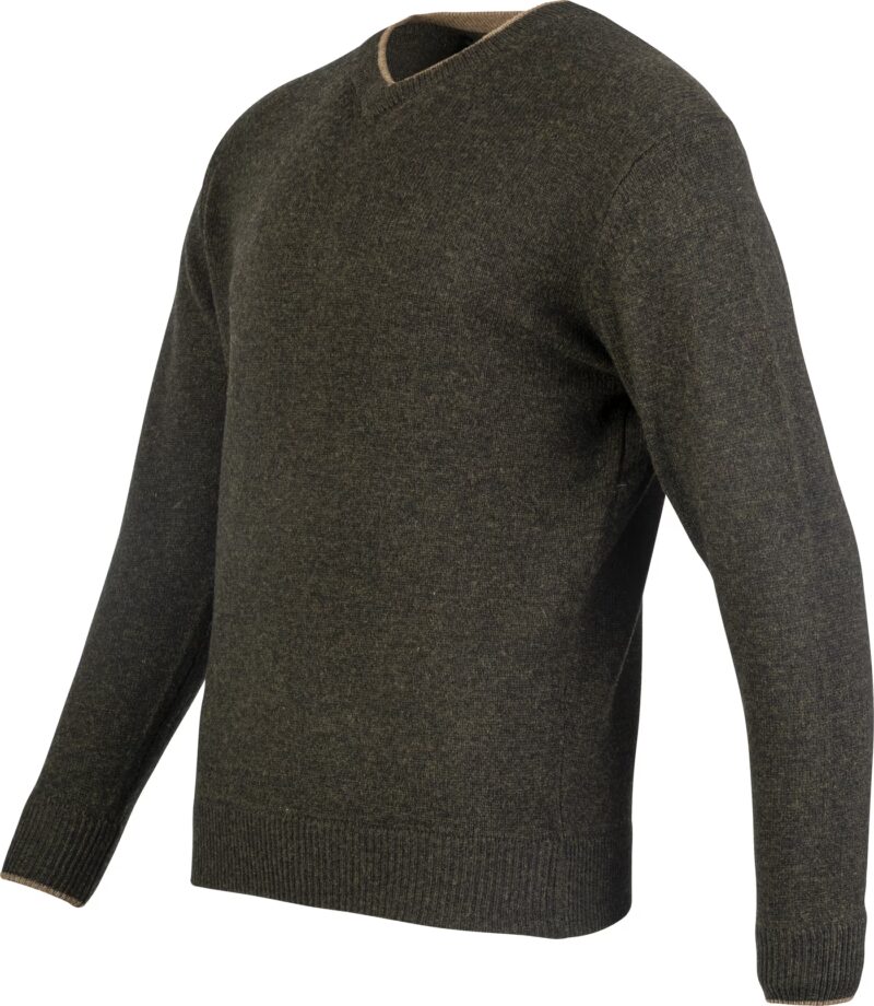 Jack Pyke Ashcombe 100% Lambswool V-Neck Dark Olive Jack Pyke Ashcombe 100% Lambswool V-Neck Dark Olive