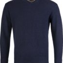 Jack Pyke Ashcombe 100% Lambswool V-Neck Navy