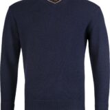Jack Pyke Ashcombe 100% Lambswool V-Neck Navy