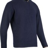 Jack Pyke Ashcombe 100% Lambswool V-Neck Navy