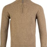 Jack Pyke Ashcombe 100% Lambswool Zipknit Barley