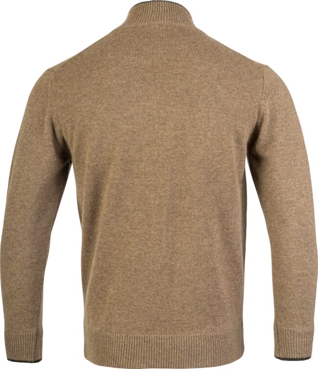 Jack Pyke Ashcombe 100% Lambswool Zipknit Barley Jack Pyke Ashcombe 100% Lambswool Zipknit Barley