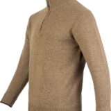Jack Pyke Ashcombe 100% Lambswool Zipknit Barley