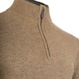 Jack Pyke Ashcombe 100% Lambswool Zipknit Barley