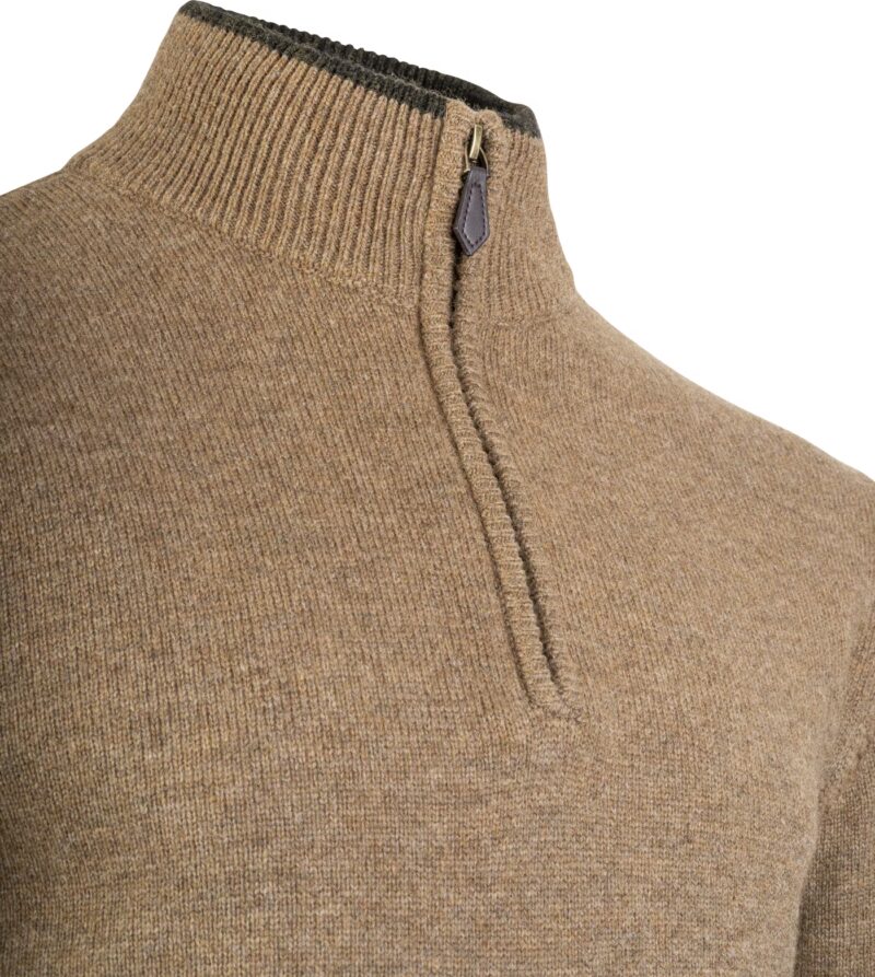 Jack Pyke Ashcombe 100% Lambswool Zipknit Barley Jack Pyke Ashcombe 100% Lambswool Zipknit Barley