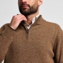 Jack Pyke Ashcombe 100% Lambswool Zipknit Barley