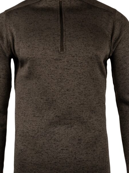 Jack Pyke Melange Quarter Zip Fleece Brown Fleck Jack Pyke Melange Quarter Zip Fleece Brown Fleck