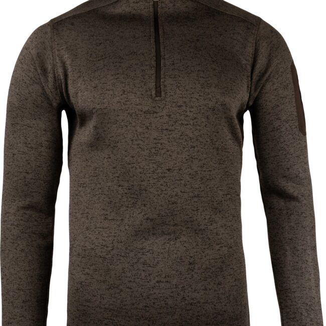 Jack Pyke Melange Quarter Zip Fleece Brown Fleck Jack Pyke Melange Quarter Zip Fleece Brown Fleck