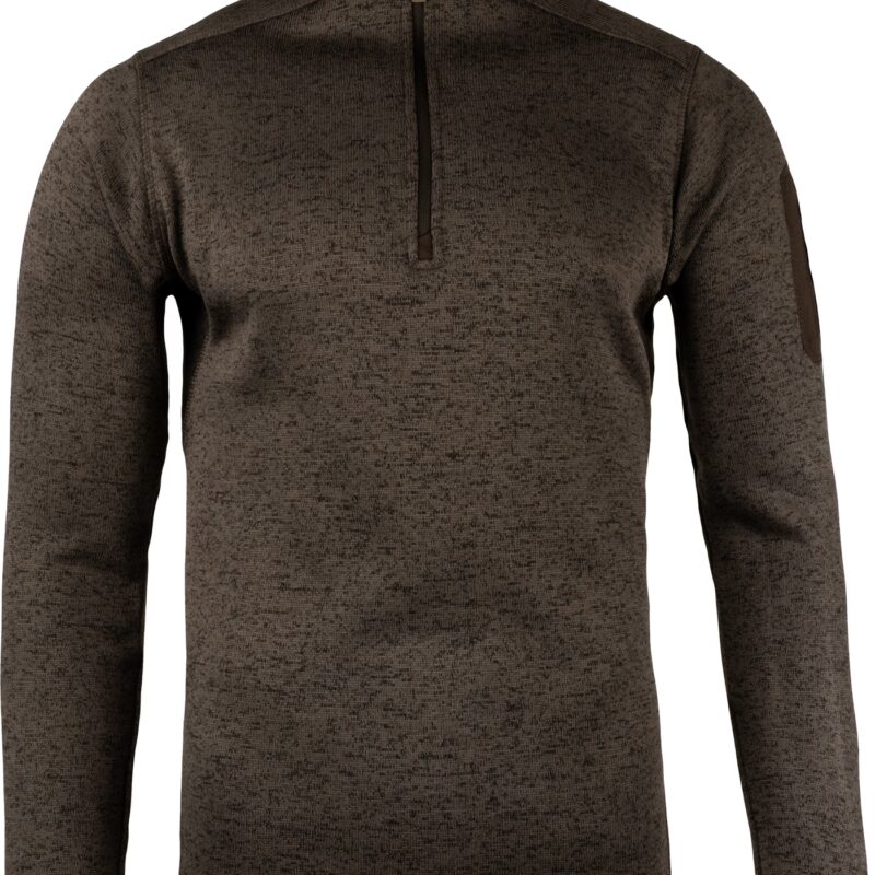 Jack Pyke Melange Quarter Zip Fleece Brown Fleck Jack Pyke Melange Quarter Zip Fleece Brown Fleck