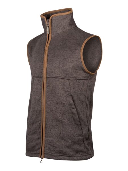 Jack Pyke Melange Fleece Gilet Brown Fleck