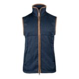 Jack Pyke Melange Fleece Gilet Navy Fleck