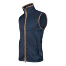 Jack Pyke Melange Fleece Gilet Navy Fleck