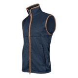 Jack Pyke Melange Fleece Gilet Navy Fleck