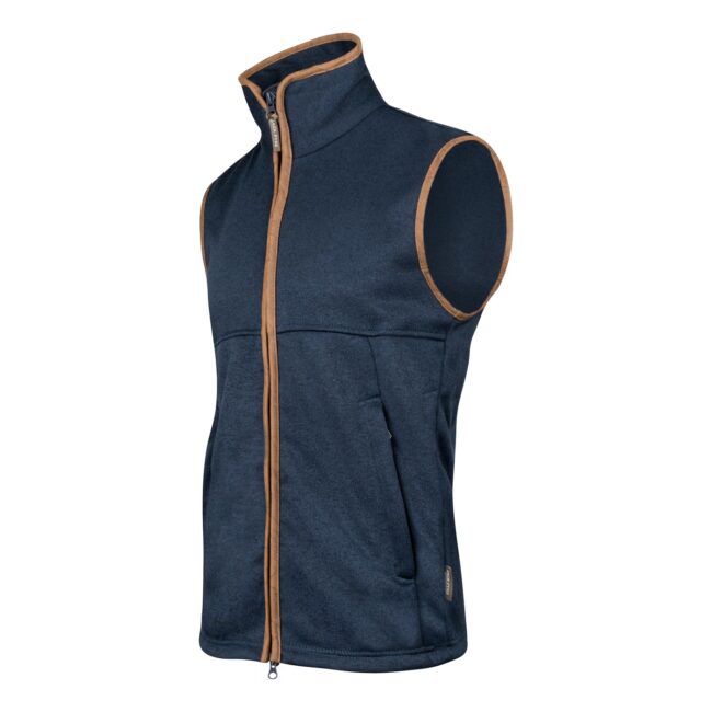 Jack Pyke Melange Fleece Gilet Navy Fleck Jack Pyke Melange Fleece Gilet Navy Fleck