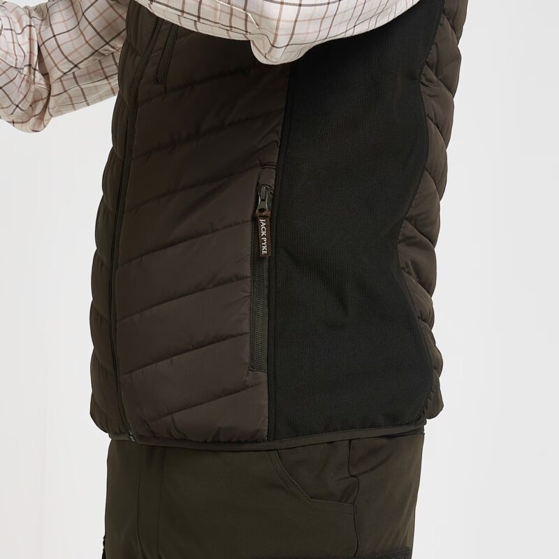 Jack Pyke Hybrid Gilet Green Jack Pyke Hybrid Gilet Green