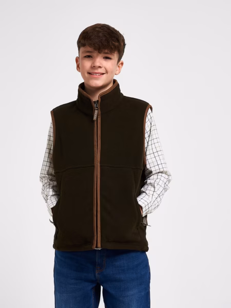 Jack Pyke Junior Countryman Gilet Dark Olive