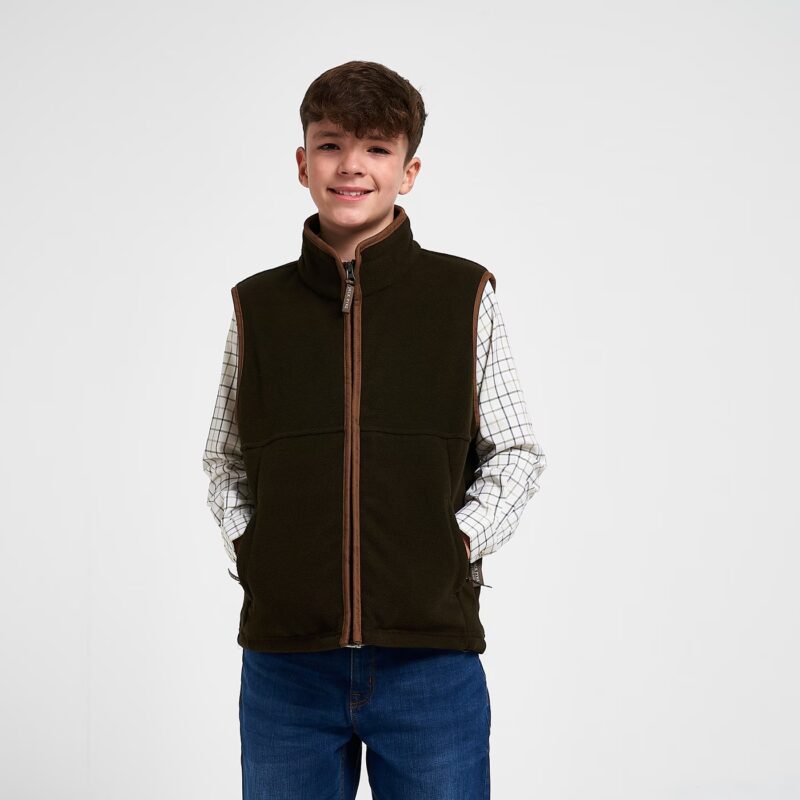 Jack Pyke Junior Countryman Gilet Dark Olive