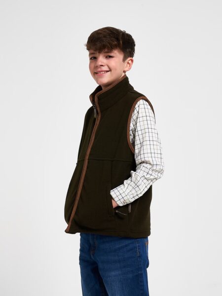 Jack Pyke Junior Countryman Gilet Dark Olive