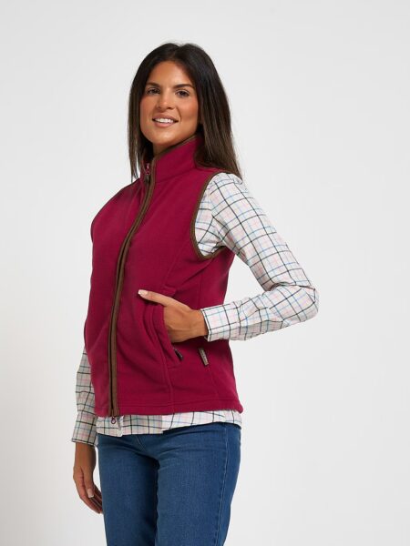 Jack Pyke Ladies Countryman Fleece Gilet Roselle