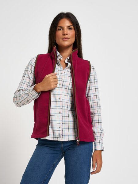 Jack Pyke Ladies Countryman Fleece Gilet Roselle