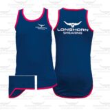longhorn-long-tail-singlet Blue pinl