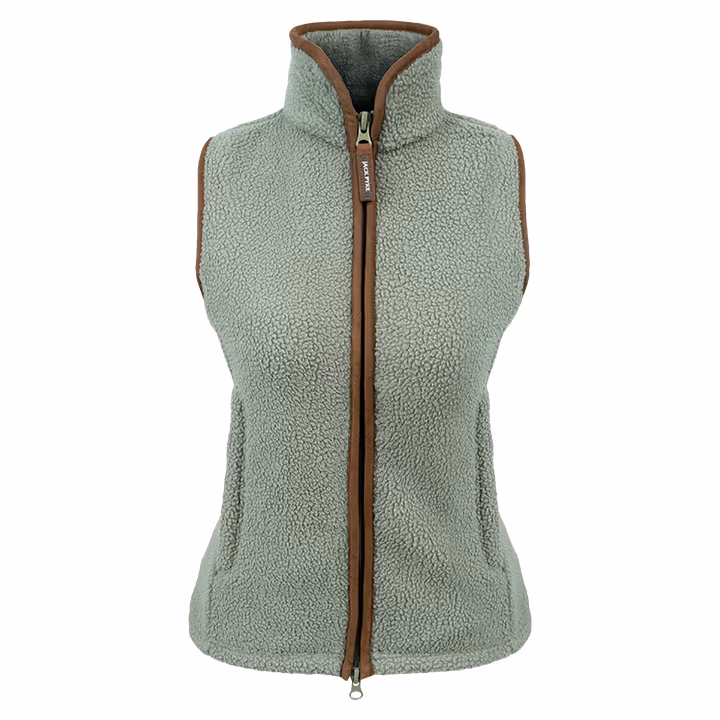 NEW JP Sherpa Jack Pyke Ladies Sherpa Fleece Gilet in Sage
