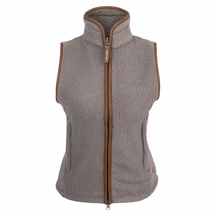Jack Pyke Ladies Sherpa Fleece Gilet in Shiitake Jack Pyke Ladies Sherpa Fleece Gilet in Shiitake