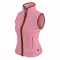 Jack Pyke Ladies Sherpa Fleece Gilet in Dusty Pink - three-quarter