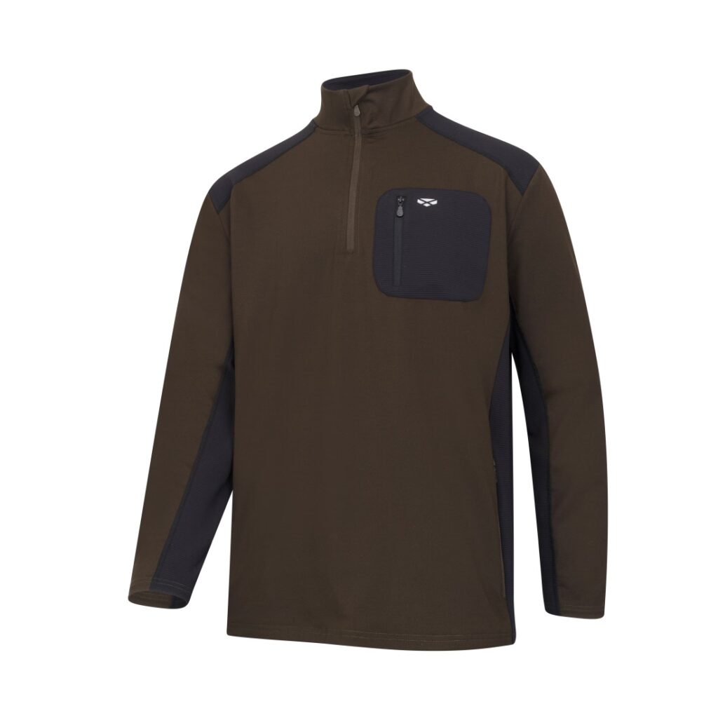 Hoggs of Fife Barra Active Stretch Quarter Zip Top