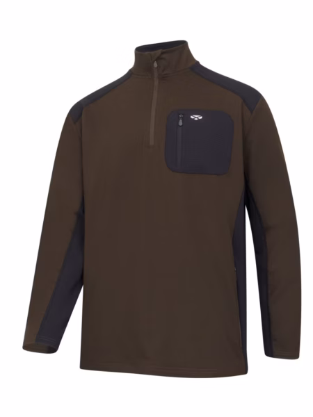 Hoggs of Fife Barra Active Stretch Quarter Zip Top