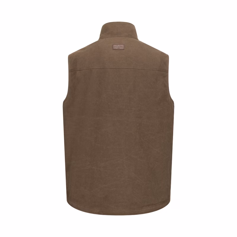 Hoggs of Fife Balfour Padded Waxed Canvas Gilet Hoggs of Fife Balfour Padded Waxed Canvas Gilet