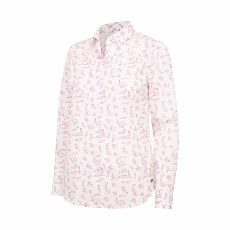 Hoggs of Fife Hare Ladies Cotton Twill Print Shirt